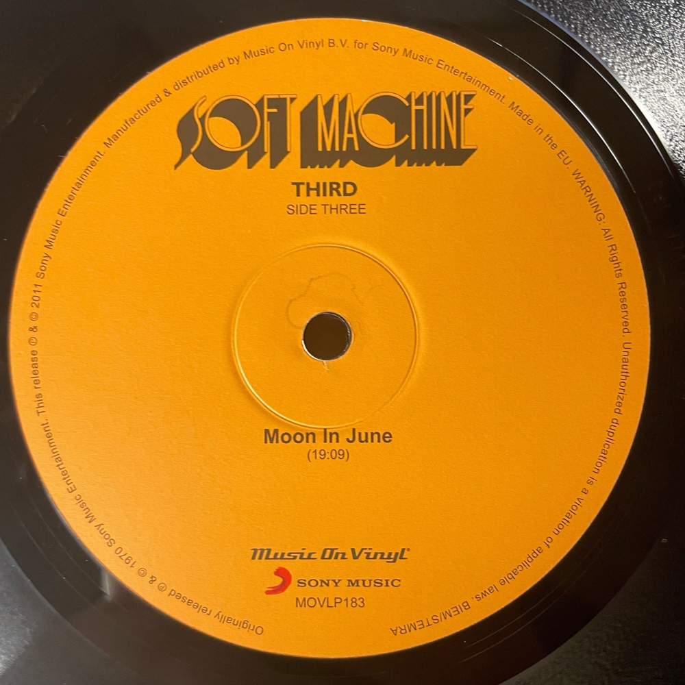 Винтажная виниловая пластинка LP Soft Machine Third (Европеский Союз 2004)