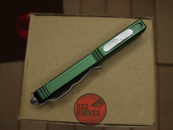 Нож Microtech Ultratech Tanto T/E A+++ - зеленая рукоять, клинок апокалиптик