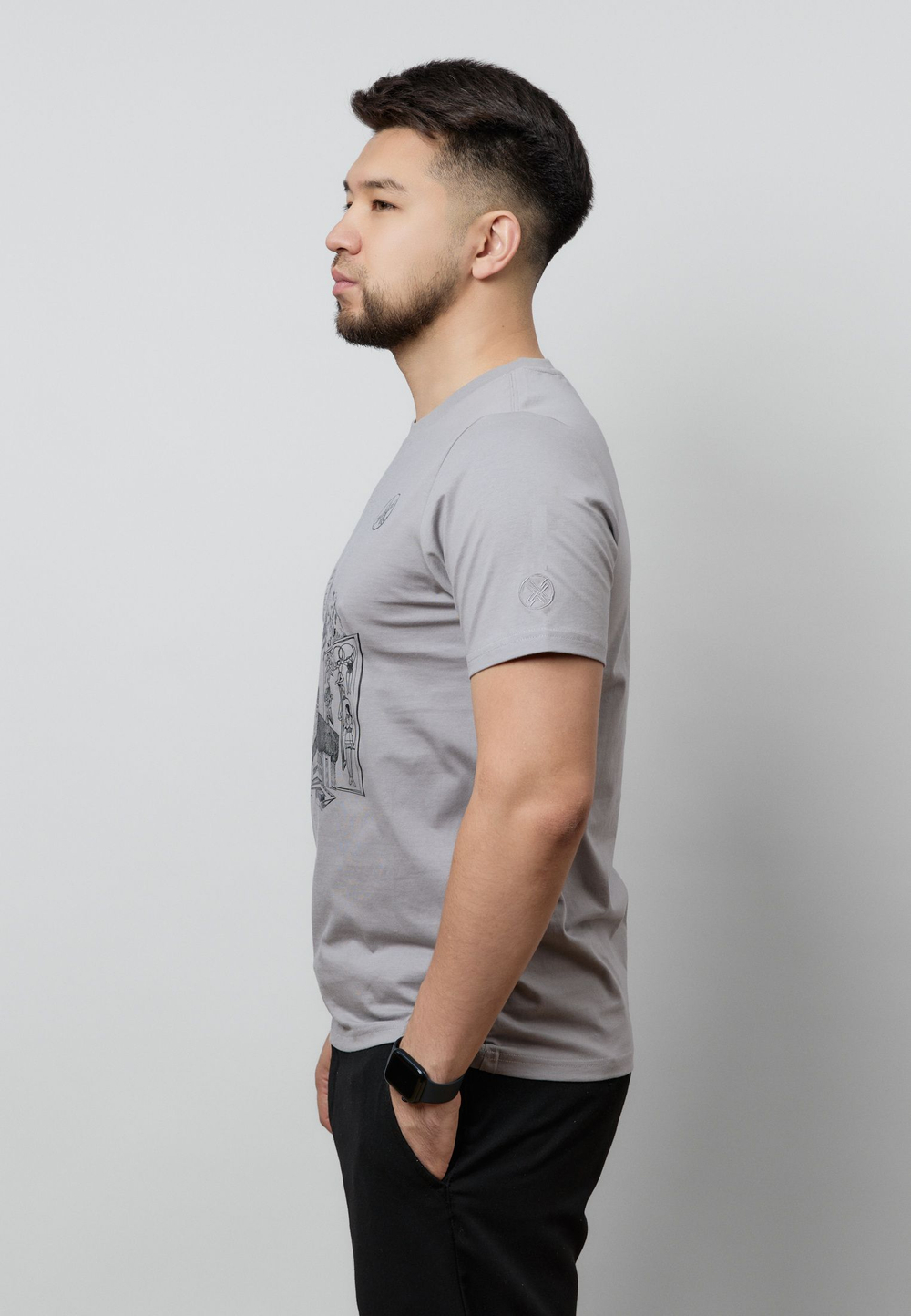 Футболка ALMATY MS LIGHT GREY