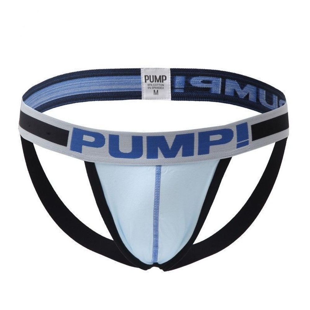 Мужские трусы джоки голубого цвета Pump Sky Blue Jock H96