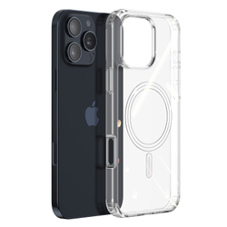 Усиленный прозрачный чехол с поддержкой MagSafe от Dux Ducis для iPhone 16 Pro, серия Clin Mag Series Case