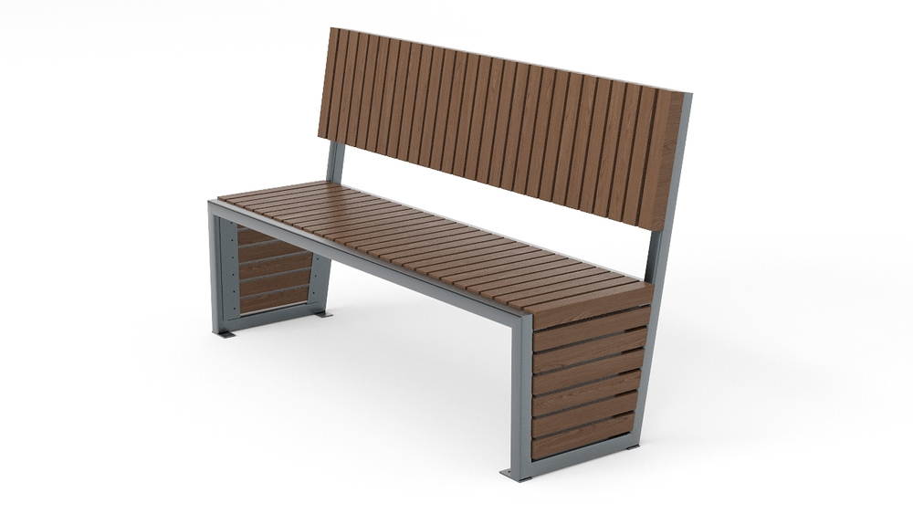 Скамейка диван со спинкой SK00041