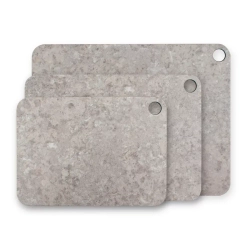 Набор разделочных досок на подставке 3шт ComposeEat Elegance белый камень