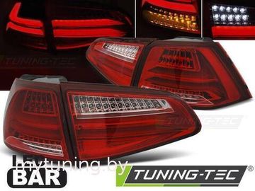 Задние фонари для Volkswagen Golf VII (13-...) LED Red Crystal