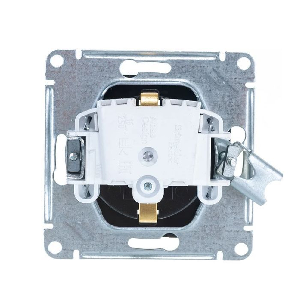 ArtGallery Грифель Розетка с заземлением, 16А, механизм, быстрозажим. клем. GAL000743S