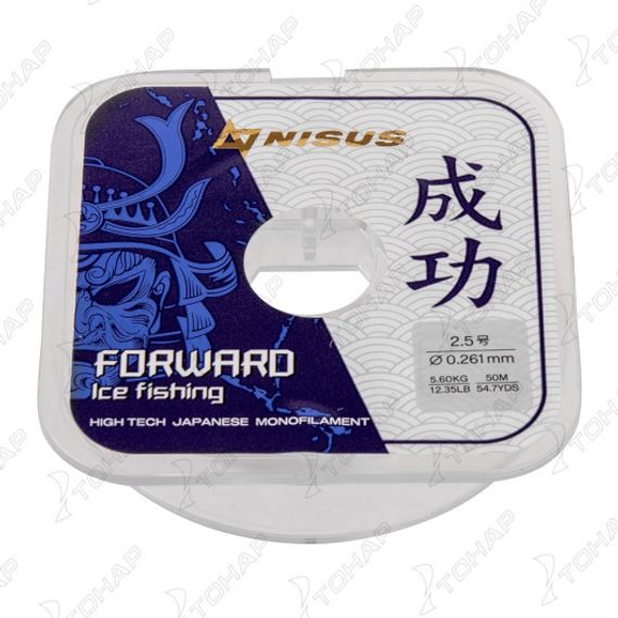 Леска FORWARD ICE FISHING 0,261mm/50m Nylon Transparent (N-FIF-0.261-50) Nisus