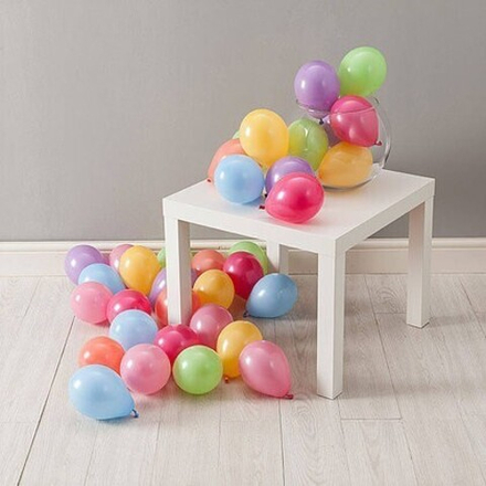Шарики на пол "Pastel set" (30 шаров с воздухом)