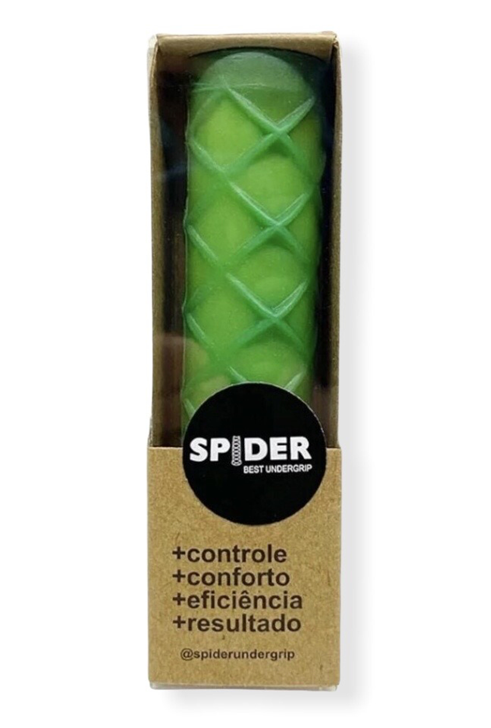 Тюнинг инновационная ручка Spiderundergrip для пляжного тенниса зелёная