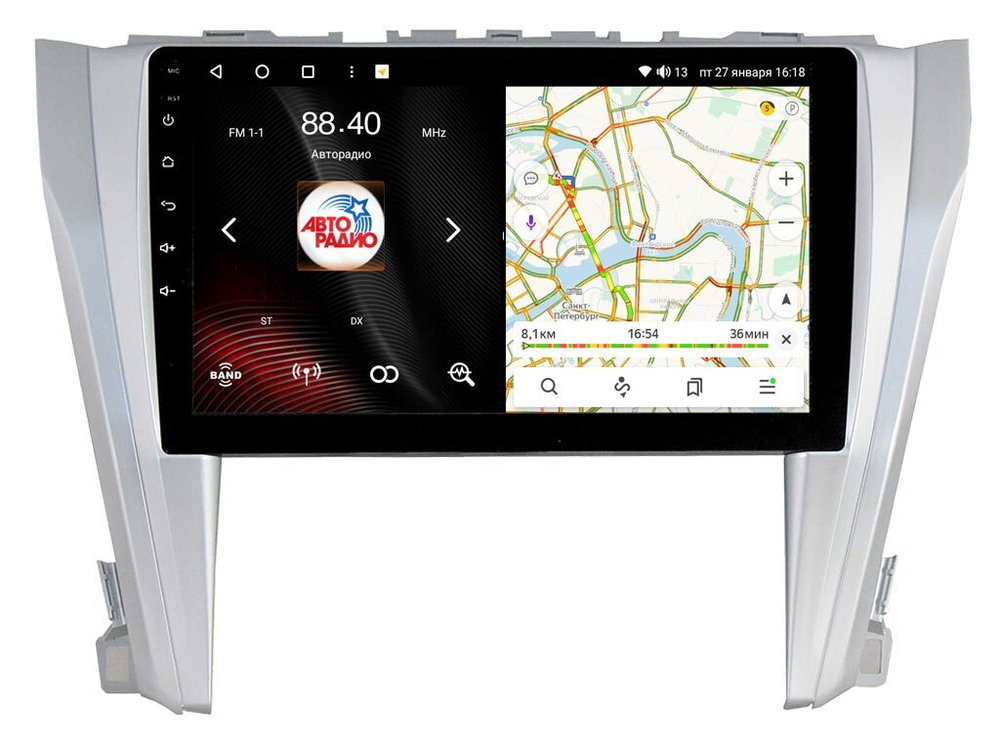 Магнитола для Toyota Camry V55 2015-2018 - Vaycar VA77-0466-2K на Android 13, 8-ядер, 2K QLED, ТОП процессор, CarPlay,4G SIM-слот