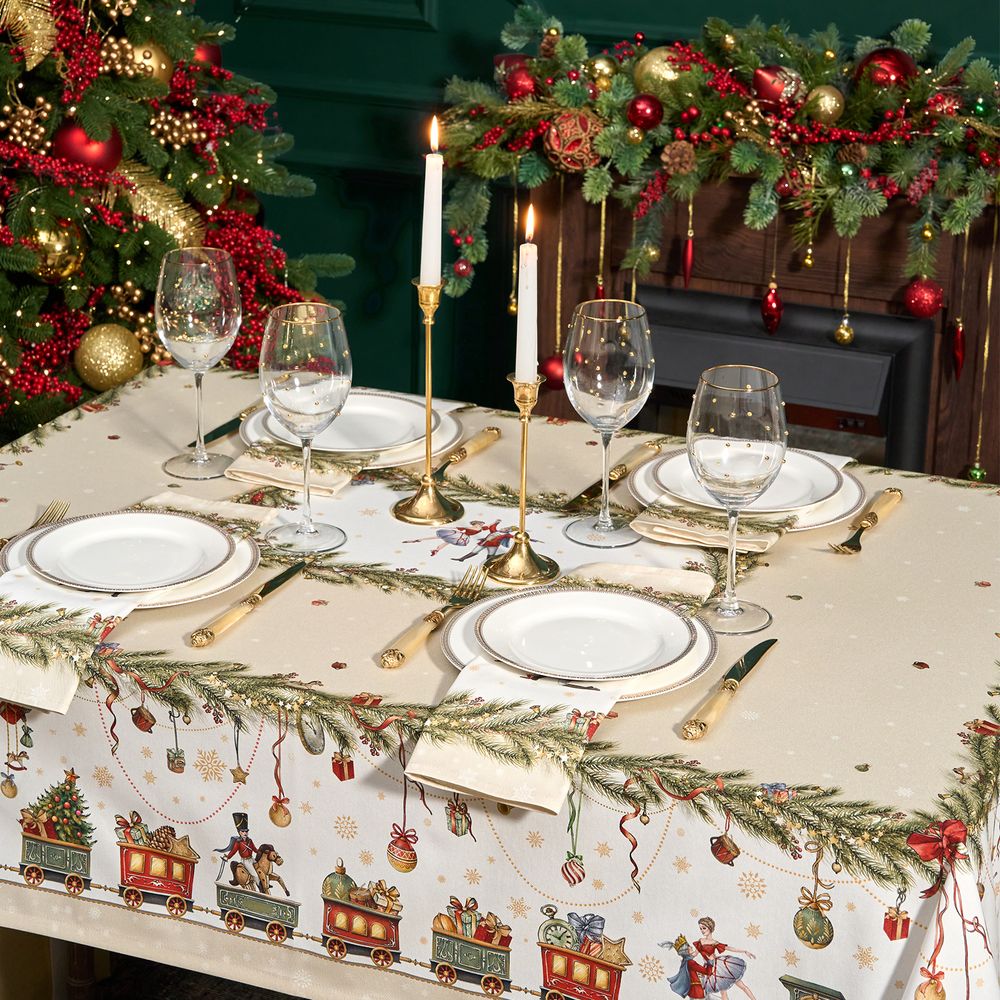 НАБОР САЛФЕТОК ИЗ 2-Х ШТ "ЩЕЛКУНЧИК",40Х40СМ ,100% ХЛОПОК