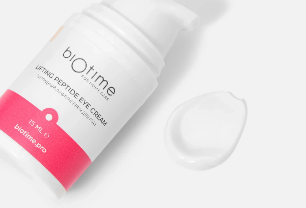 BIOTIME FOR HOME CARE ПЕПТИДНЫЙ ЛИФТИНГ-КРЕМ ДЛЯ ГЛАЗ, 15мл.