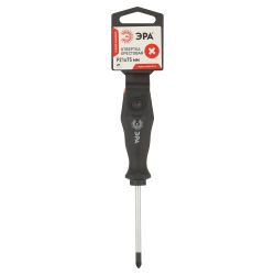 Отвертка ЭРА PZ 1х75 мм крестовая двухкомпонентная рукоятка