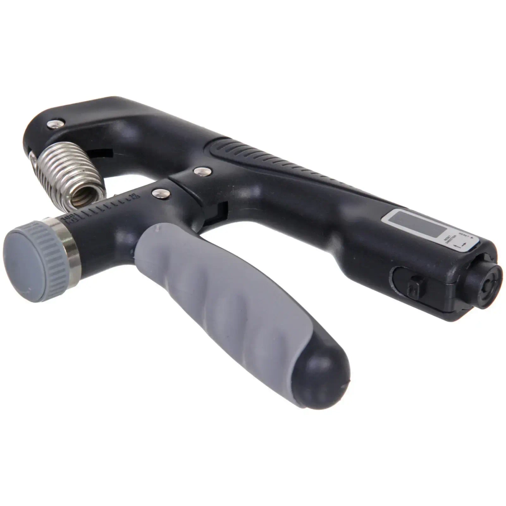 Эспандер кистевой с регуируемой нагрузкой Sportage W01, счетчик, черный-серый