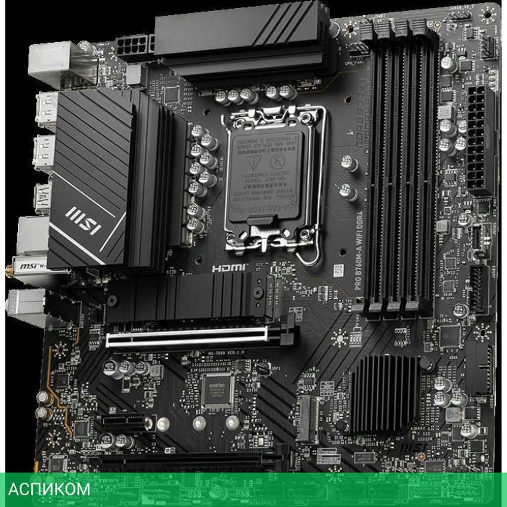 Материнская плата MSI Pro B760M-A WIFI DDR4
