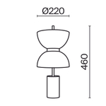 Настольный светильник Maytoni MOD178TL-L11GR3K