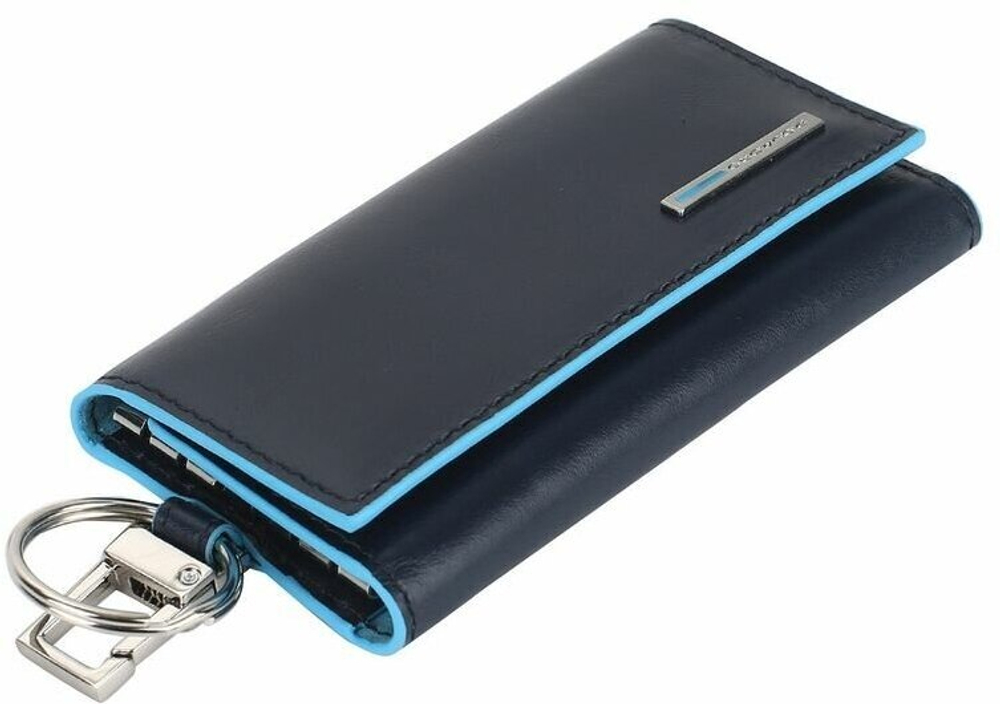 Ключница Piquadro Blue Square PC1397B2/N черный натур.кожа
