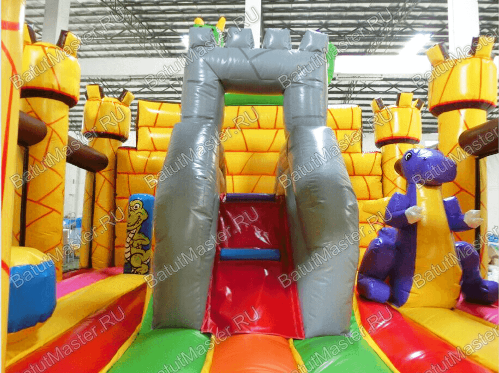 Коммерческий надувной батут "Замок дракона"