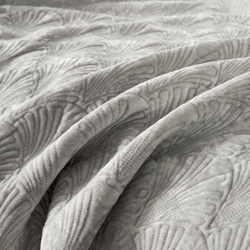 Покрывало 240x260 Sofi De MarkO Розалин светло-серое