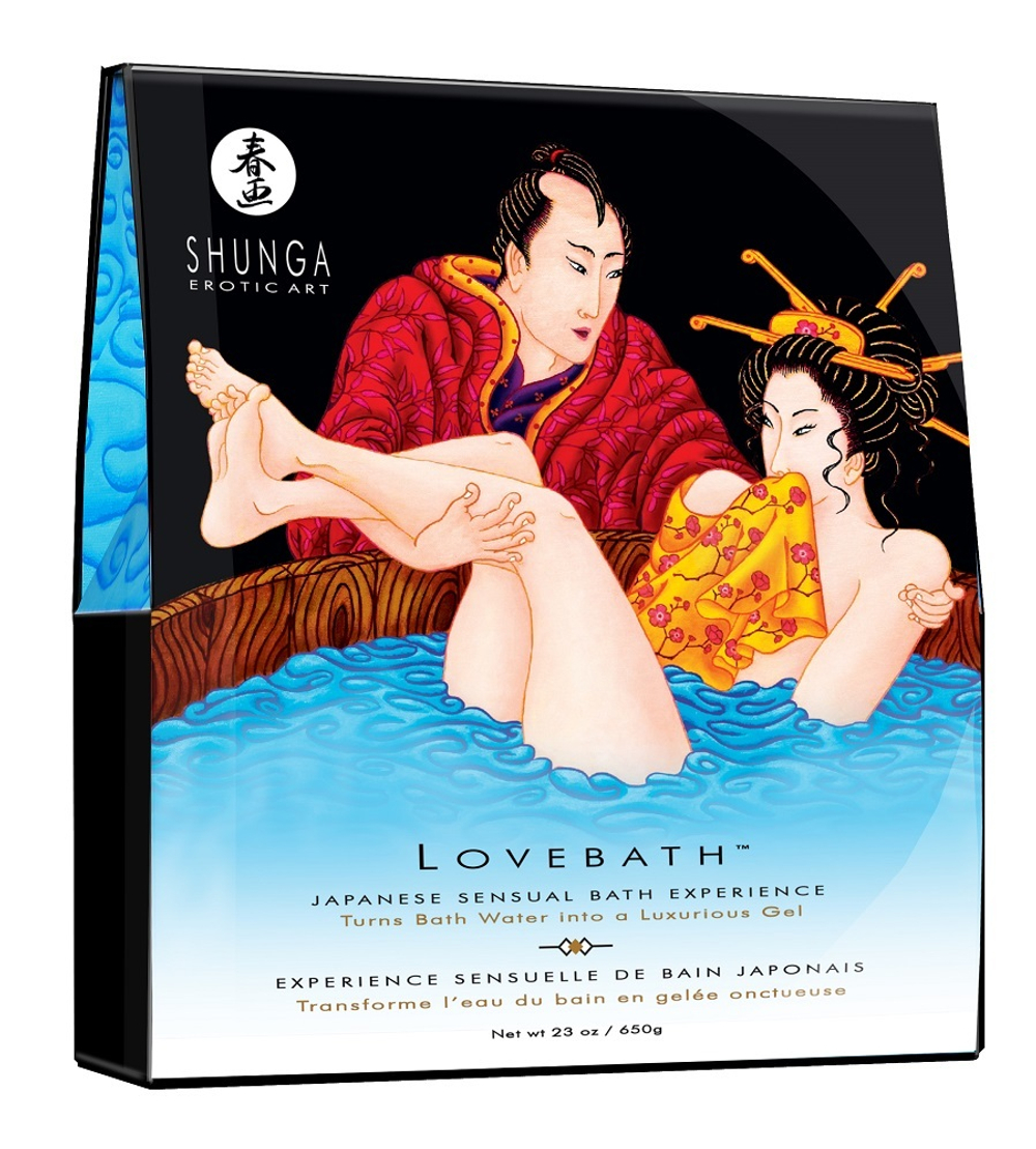 Соль для ванны Lovebath Ocean temptation, превращающая воду в гель - 650 гр.