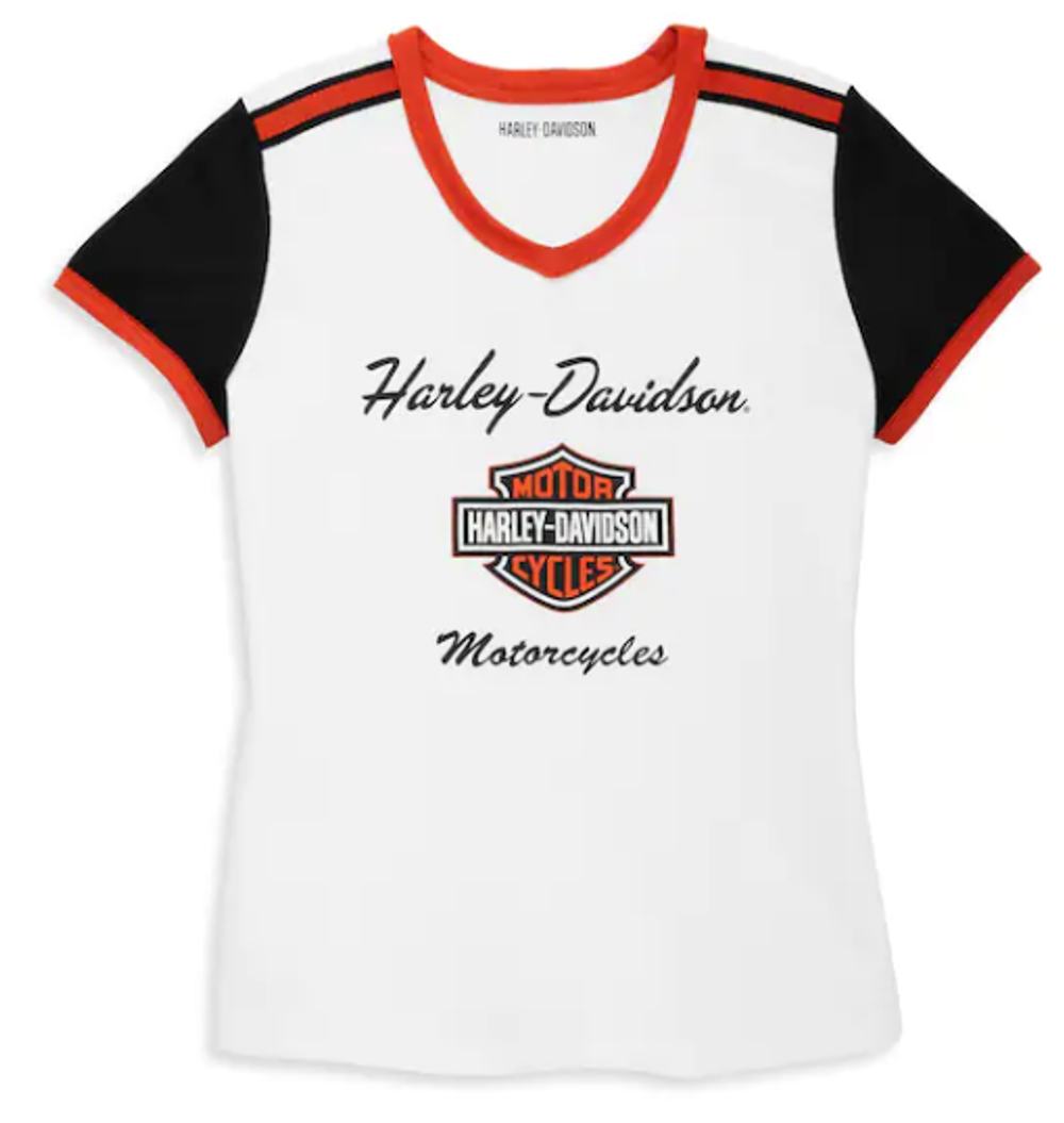Футболка Iconic V-Neck Shoulder Harley-Davidson