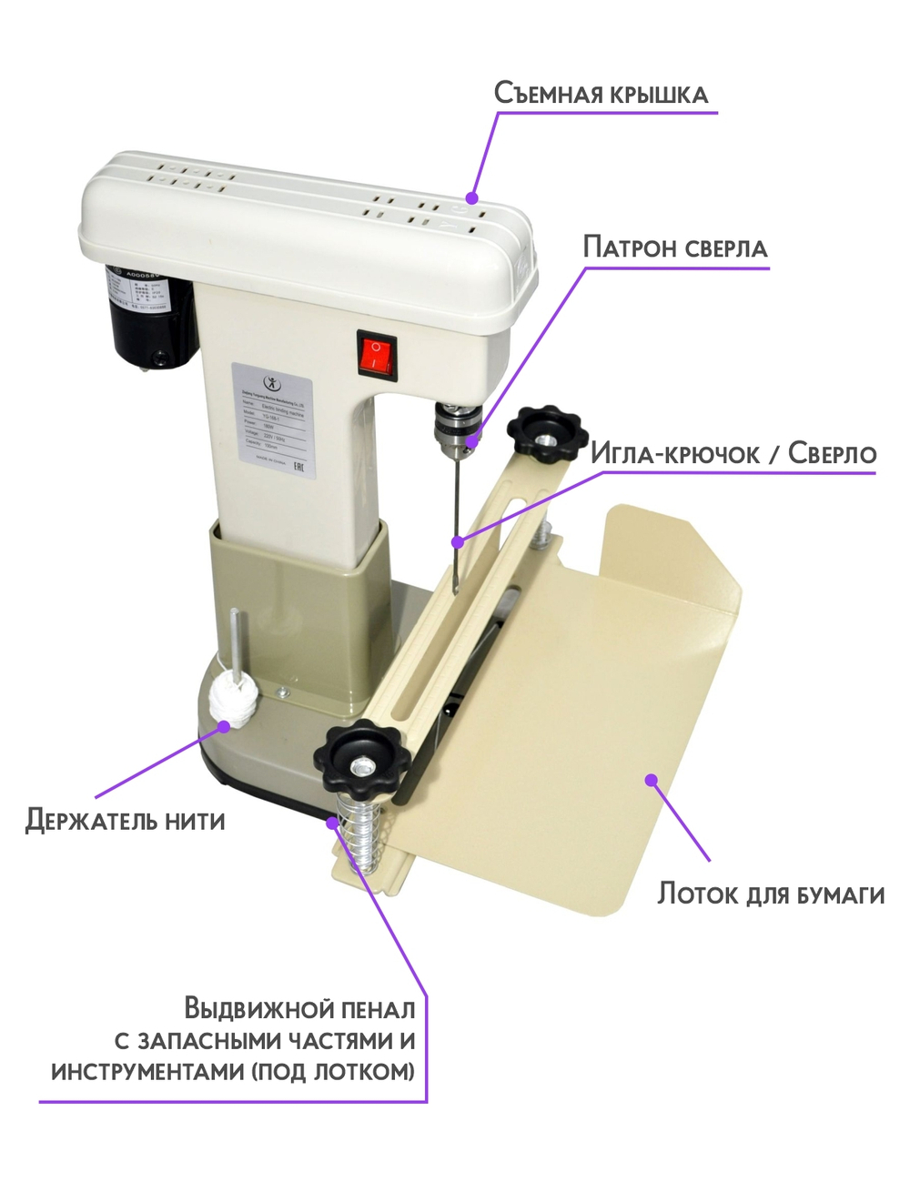 Архивно-переплетная машина на нить YG-168-1