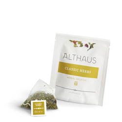 Чайный напиток травяной Althaus Classic herbs в пирамидках, 15 шт