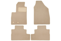 Коврики в салон для Jetour Dashing 2023-, кроссовер, 4шт. (текстиль, бежевые) KLEVER0412700222112KH