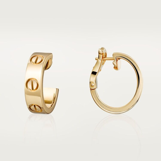 Cartier LOVE hoop earrings, classic model