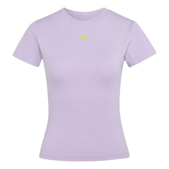 Женская теннисная футболка Adidas 3 Stripes - power purple