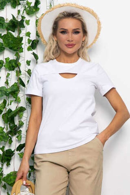Футболка Дорис (белая) Б13353-50М LT Collection
