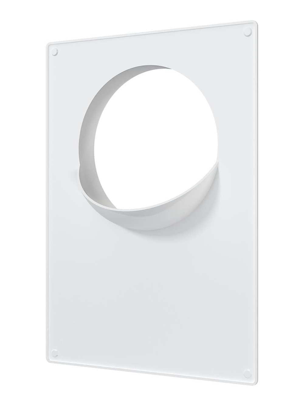 Площадка торцевая ПТП фланец D125 180х250 пластик ERA