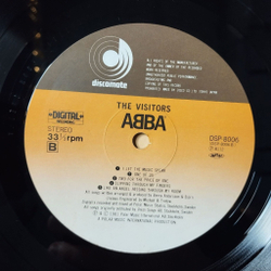 Винтажная виниловая пластинка LP ABBA The Visitors (Japan 1981) (Obi) DSP-8006