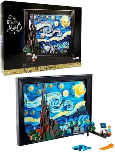 Конструктор Винсент Ван Гог Звёздная ночь 2316 деталей