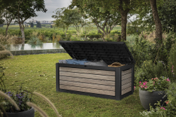 Пластиковый сундук Keter Deco deck 630 л ashwood