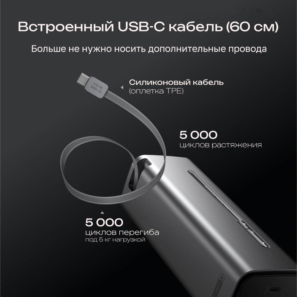 Повербанк EcoFlow RAPID Pro (27650 мАч, 300 Вт, встроенный кабель 140 Вт)