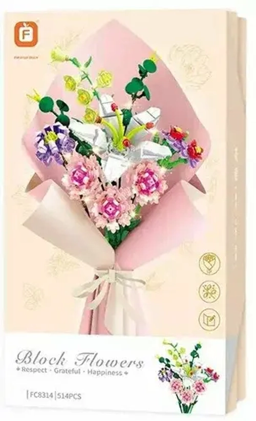 Конструктор Букет Орхидеи 514 деталей