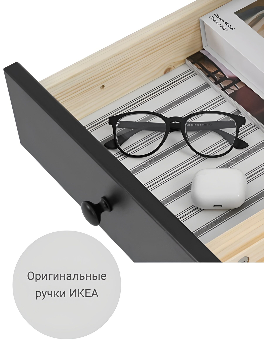 IKEA Письменный стол HEMNES,155*65*74, белый-коричневый, КЫМОР (ХЕМНЭС ИКЕА)