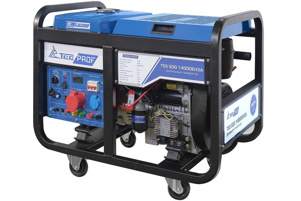 Дизель генератор трехфазный TSS SDG 14000EH3A - [12 кВт / 380V] эл. старт