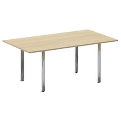 Metal System Direct Стол перег. П-обр. м/к БП.ПРГ-180 Акация Лорка/Нержавеющая Сталь 1800*1000*750