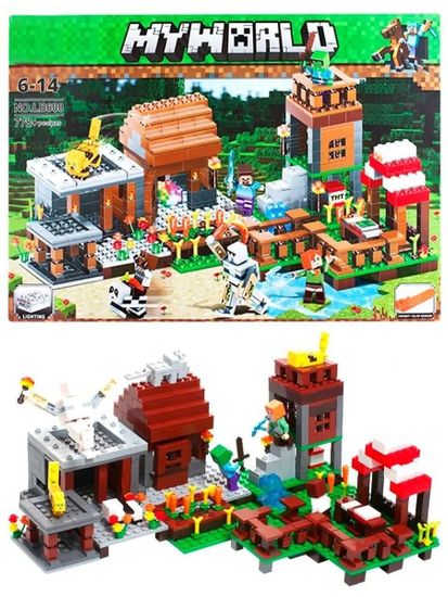 Конструктор LB «Дом Стива» арт.  LB600 (Minecraft) ,  778 деталей