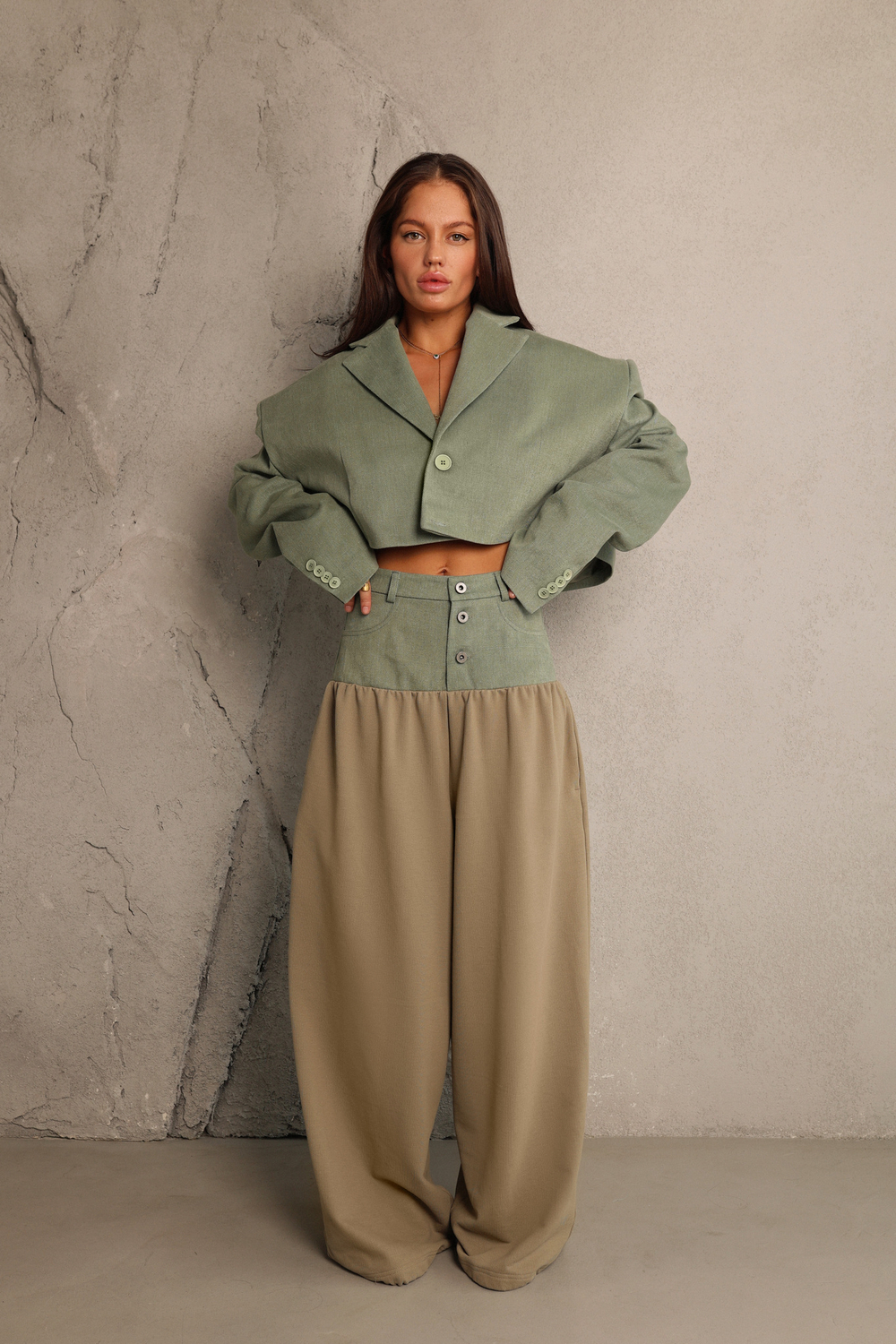 Жакет из денима мини