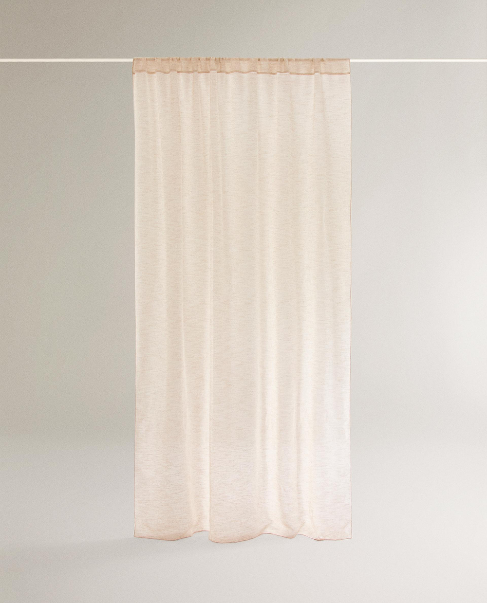 Штора Zara Home, 140х270 см, бежевый, 1305/032