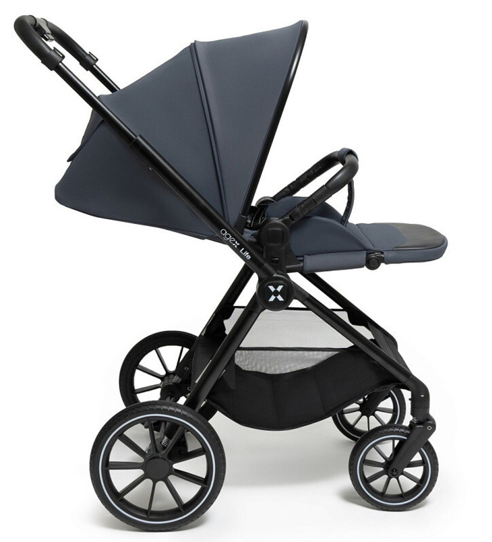 Коляска Agex Life 3 в 1 с автокреслом i-Team Grey ALG511 Grey (Серый)