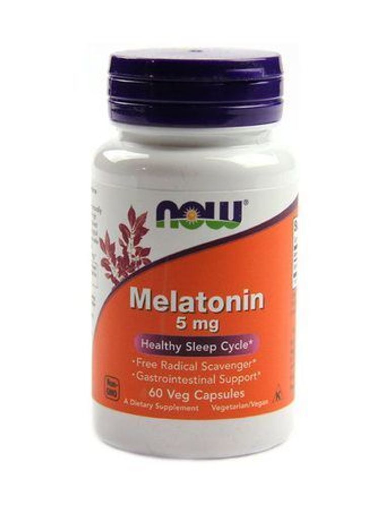 Мелатонин 5 mg 60 капс (Now)