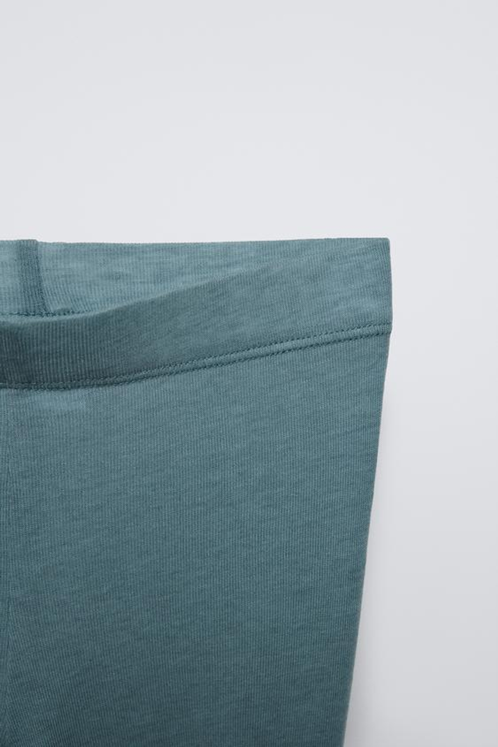 ZARA ЛЕГИНСЫ ИЗ СМЕСОВОЙ ШЕРСТИ, ВОДЯНИСТО-ГОЛУБОЙ