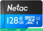 Карта памяти Netac MicroSDXC128GB Class 10 UHS-I U1 P500 Standard + адаптер (NT02P500STN-128G-R)