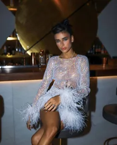 Костюм со стразами 2В-112-2