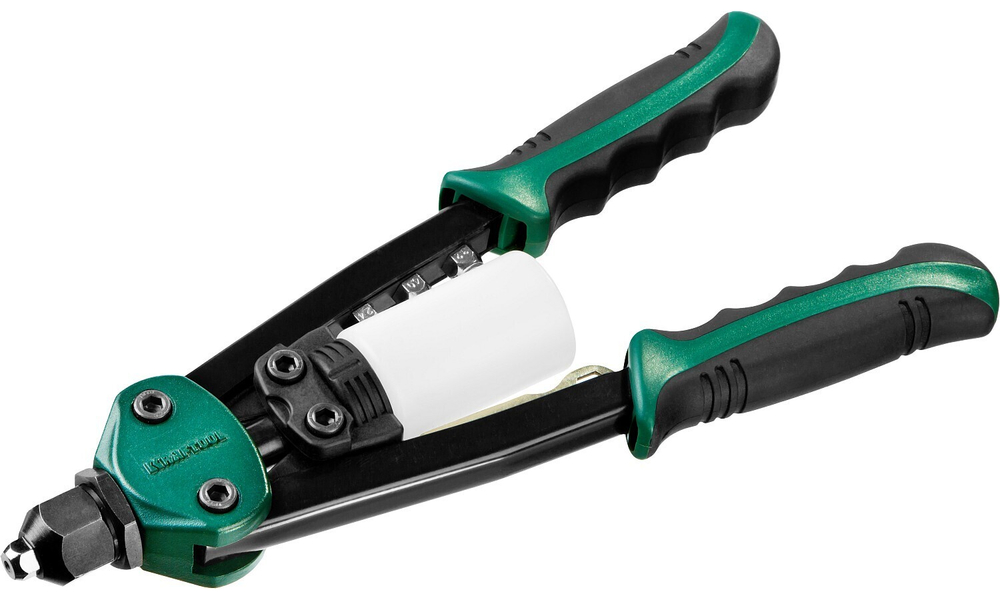 KRAFTOOL MaxKraft-48, 2.4 - 4.8 мм, 290 мм, компактный двуручный заклепочник (31161)