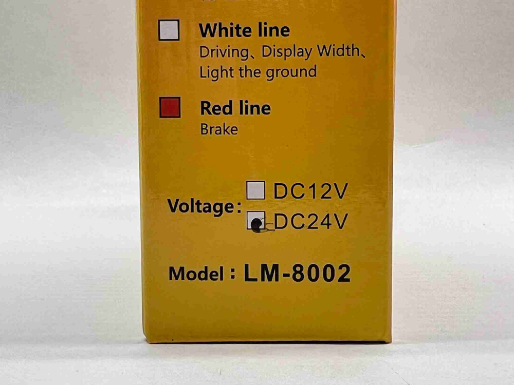 24V / Боковые Светодиодные габаритные фонари, 24 вольта, оранжевый, КристалБим, №8002 (за 1 шт.) -