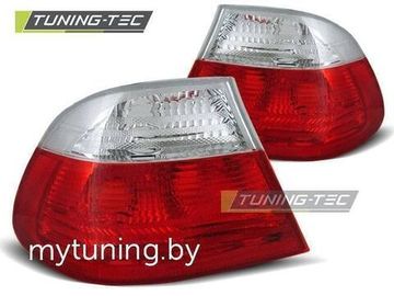 Задние фонари Bmw 3 E46 red white